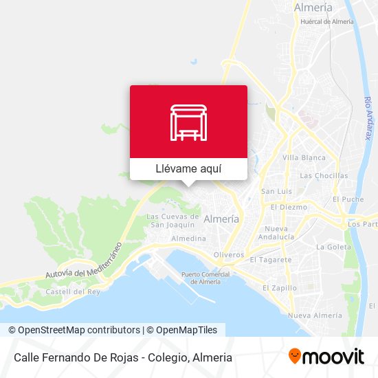 Mapa Calle Fernando De Rojas - Colegio