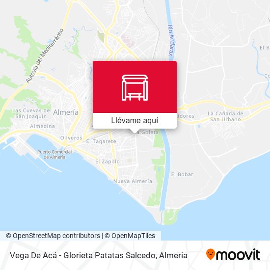 Mapa Vega De Acá - Glorieta Patatas Salcedo