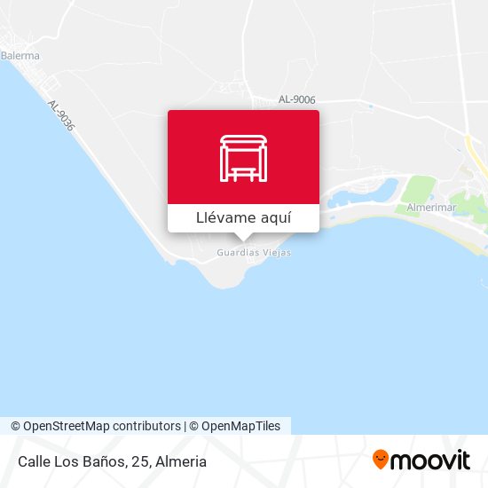 Mapa Calle Los Baños, 25