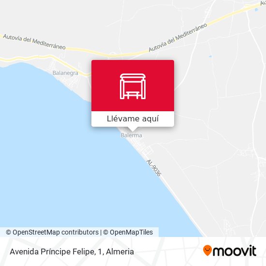 Mapa Avenida Príncipe Felipe, 1