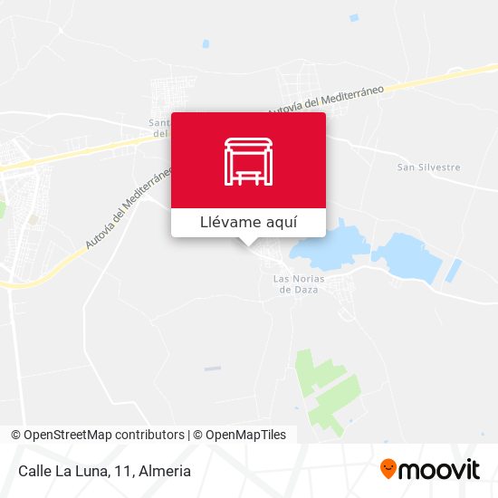 Mapa Calle La Luna, 11