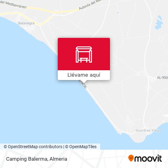 Mapa Camping Balerma