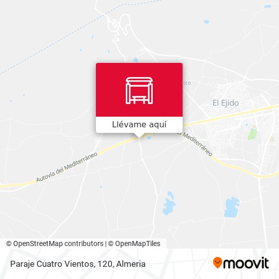 Mapa Paraje Cuatro Vientos, 120