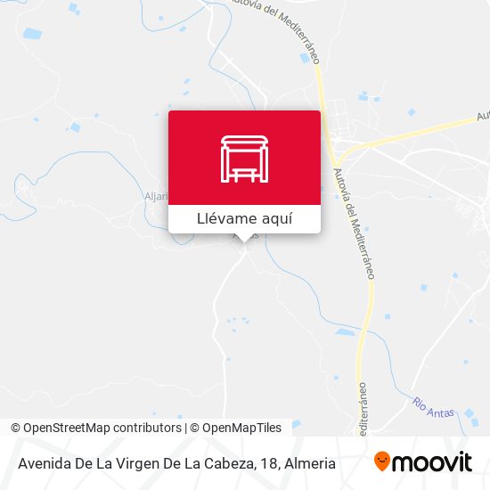 Mapa Avenida De La Virgen De La Cabeza, 18