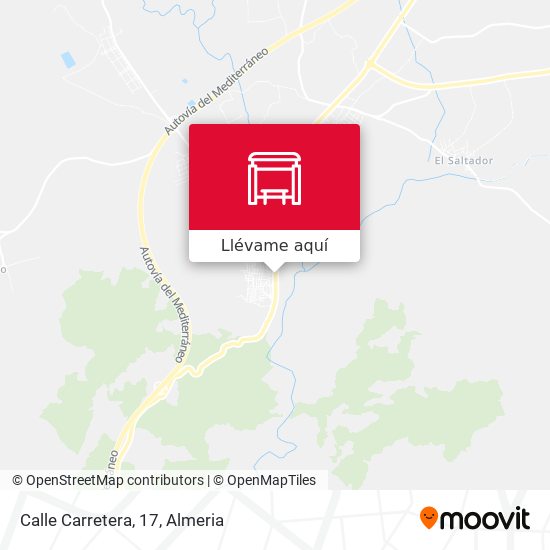 Mapa Calle Carretera, 17