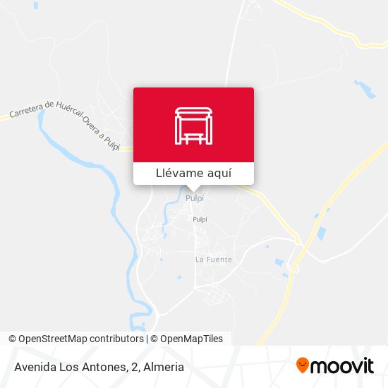 Mapa Avenida Los Antones, 2