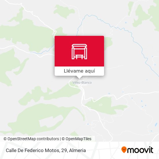 Mapa Calle De Federico Motos, 29