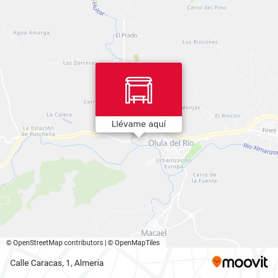 Mapa Calle Caracas, 1