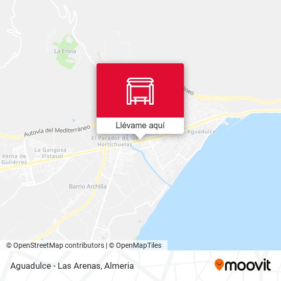 Mapa Aguadulce - Las Arenas