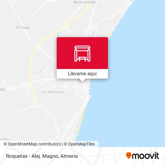 Mapa Roquetas - Alej. Magno