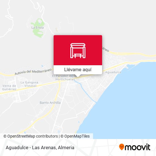 Mapa Aguadulce - Las Arenas