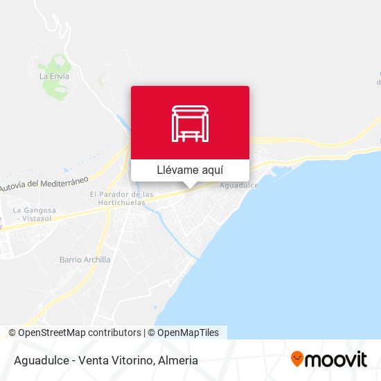 Mapa Aguadulce - Venta Vitorino