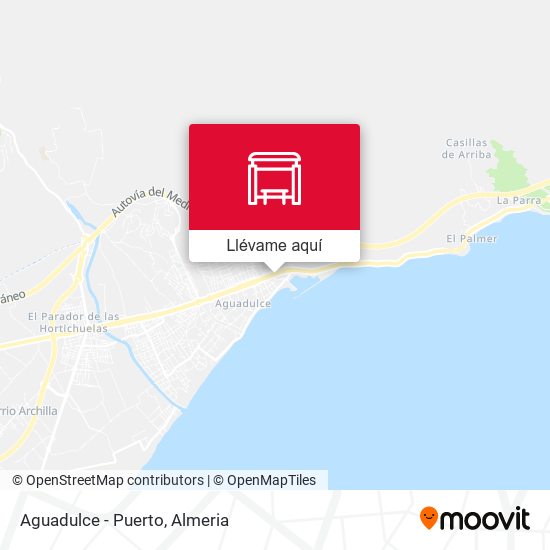 Mapa Aguadulce - Puerto