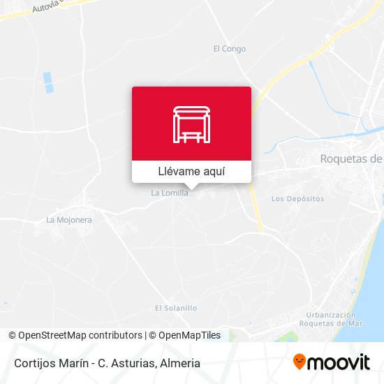Mapa Cortijos Marín - C. Asturias