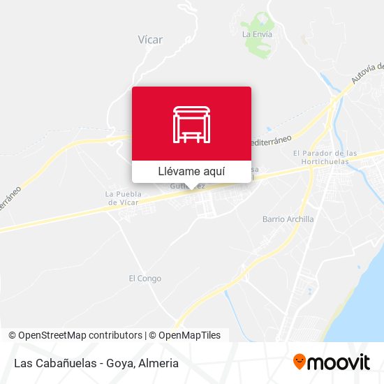 Mapa Las Cabañuelas - Goya