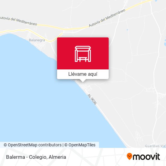 Mapa Balerma - Colegio