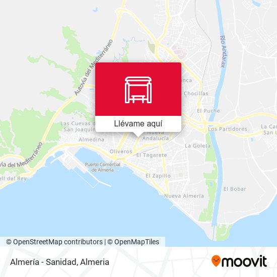 Mapa Almería - Sanidad