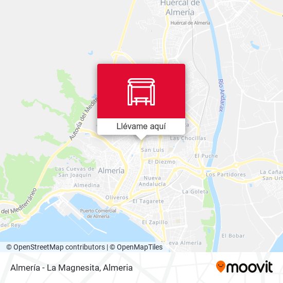Mapa Almería - La Magnesita