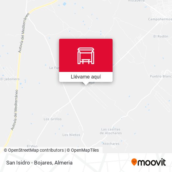 Mapa San Isidro - Bojares