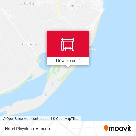 Mapa Hotel Playaluna
