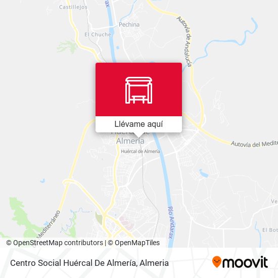 Mapa Centro Social Huércal De Almería