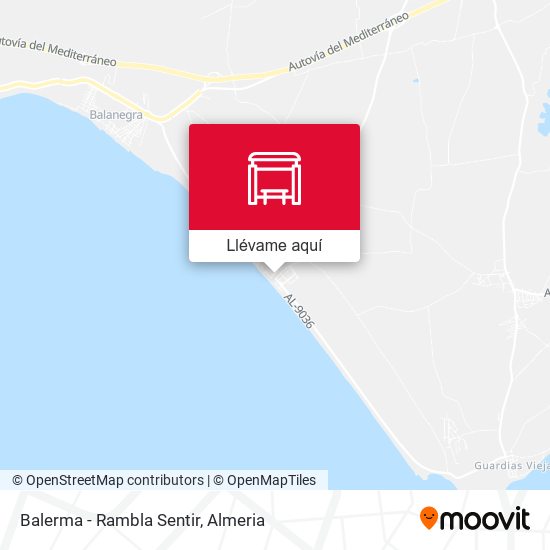 Mapa Balerma - Rambla Sentir