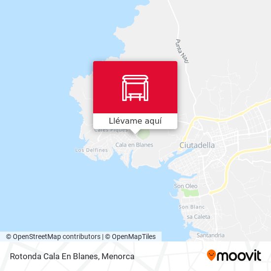 Mapa Rotonda Cala En Blanes