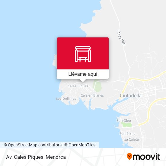 Mapa Av. Cales Piques