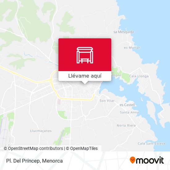 Mapa Pl. Del Príncep