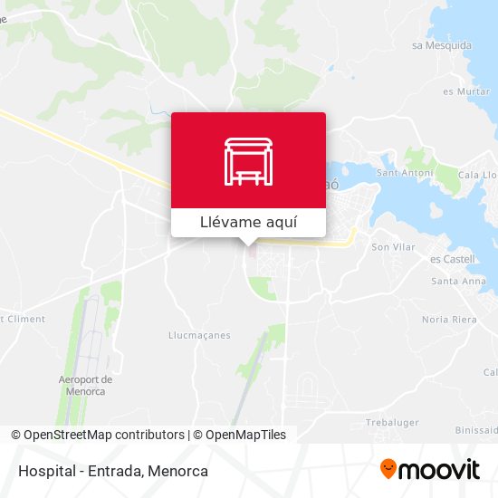 Mapa Hospital - Entrada