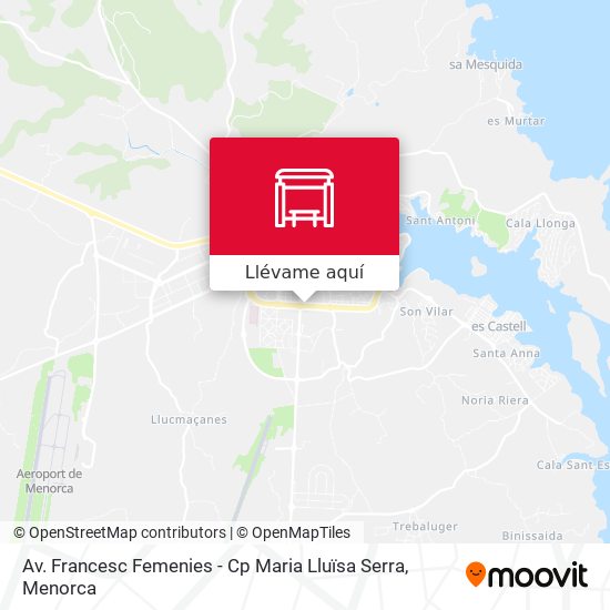Mapa Av. Francesc Femenies - Cp Maria Lluïsa Serra