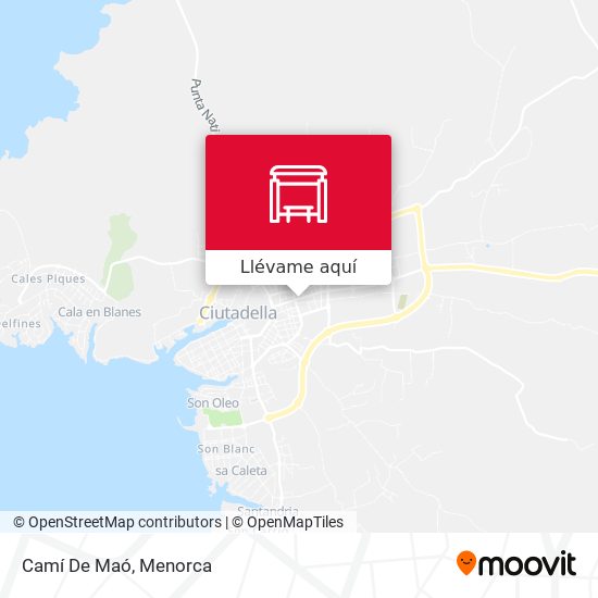 Mapa Camí De Maó
