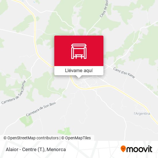Mapa Alaior - Centre (T.)