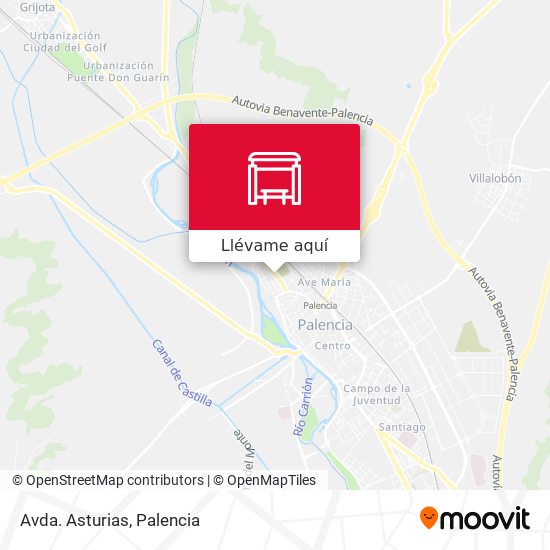 Mapa Avda. Asturias
