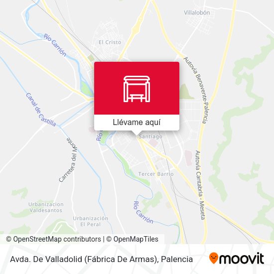 Mapa Avda. De Valladolid (Fábrica De Armas)
