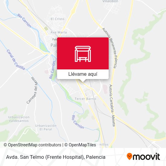Mapa Avda. San Telmo (Frente Hospital)