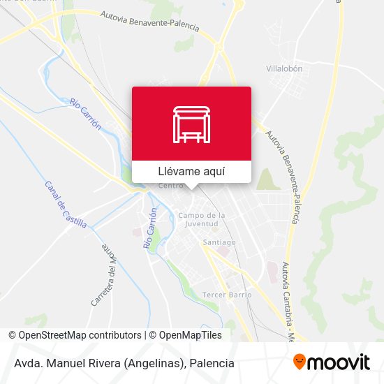 Mapa Avda. Manuel Rivera (Angelinas)
