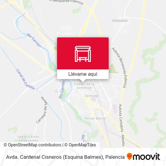 Mapa Avda. Cardenal Cisneros (Esquina Balmes)