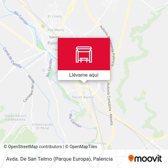 Mapa Avda. De San Telmo (Parque Europa)