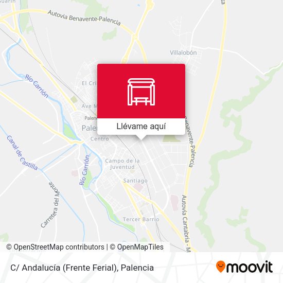 Mapa C/ Andalucía (Frente Ferial)