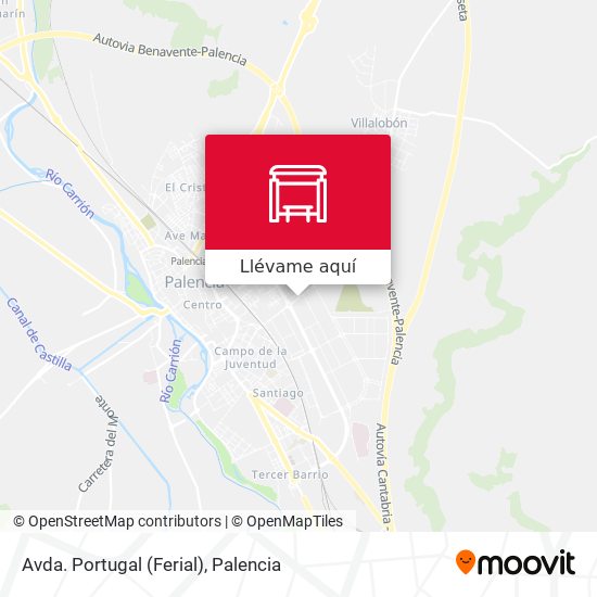 Mapa Avda. Portugal (Ferial)