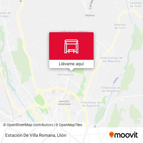 Mapa Estación De Villa Romana