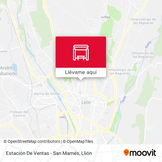 Mapa Estación De Ventas - San Mamés