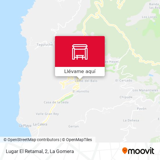 Mapa Lugar El Retamal, 2