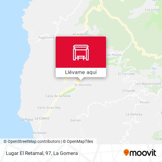 Mapa Lugar El Retamal, 97