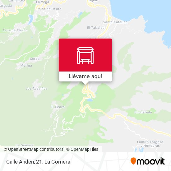 Mapa Calle Anden, 21