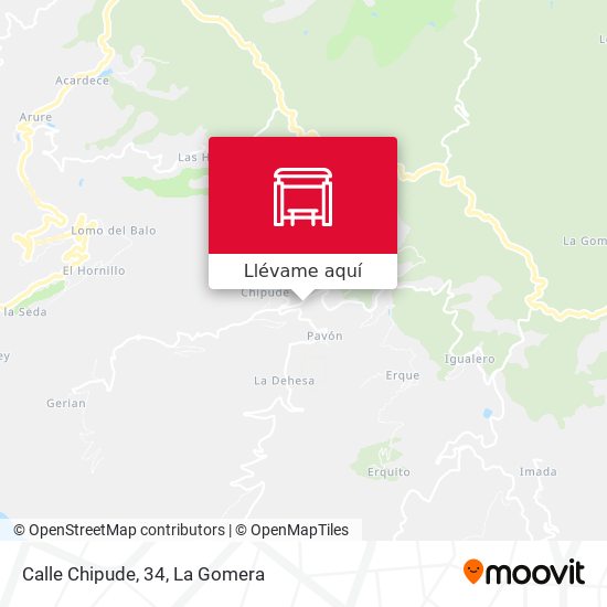 Mapa Calle Chipude, 34