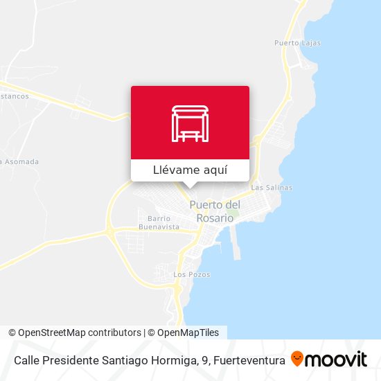 Mapa Calle Presidente Santiago Hormiga, 9