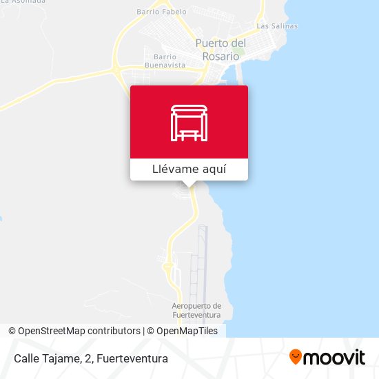 Mapa Calle Tajame, 2