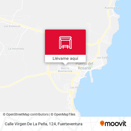 Mapa Calle Virgen De La Peña, 124